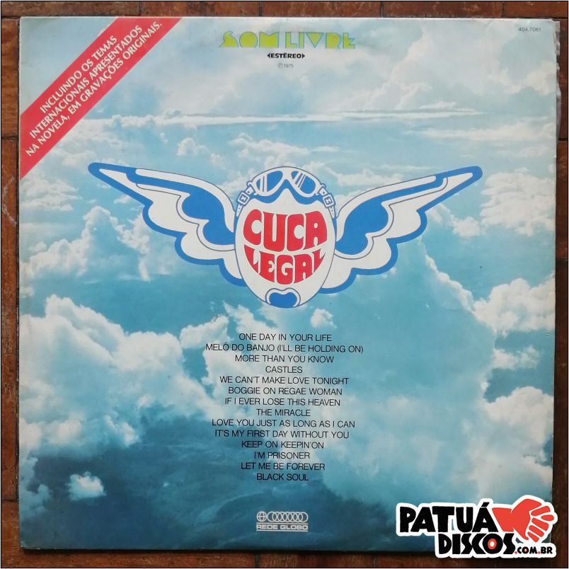 Vários Artistas - Cuca Legal - Trilha Internacional na Novela - LP