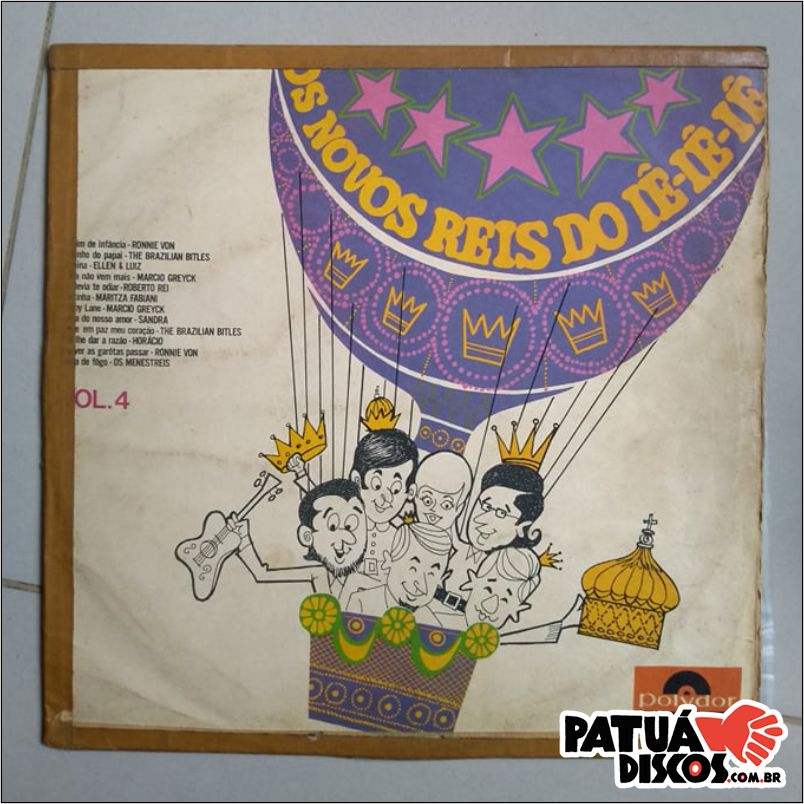 Vários Artistas - Os Novos Reis do Iê-Iê-Iê - Vol. 4 - LP