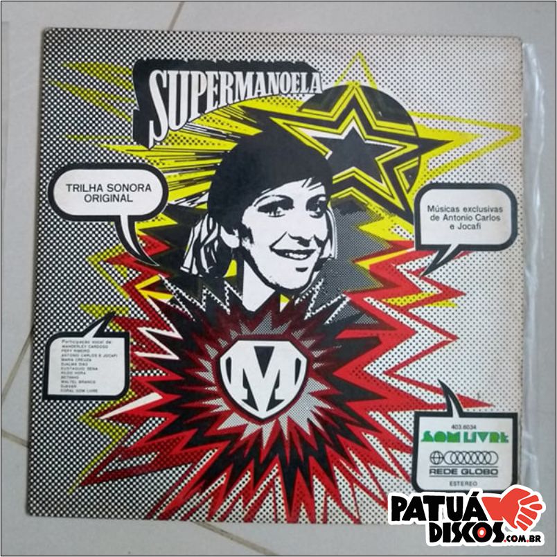 Vários Artistas - Supermanoela - Trilha Sonora Original da Novela - LP