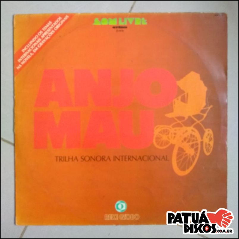 Vários Artistas - Anjo Mau - Trilha Sonora Internacional da Novela - LP