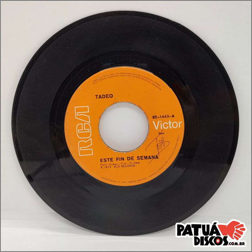 Tadeo - Este Fin de Semana/ Cae La Lluvia - 7"