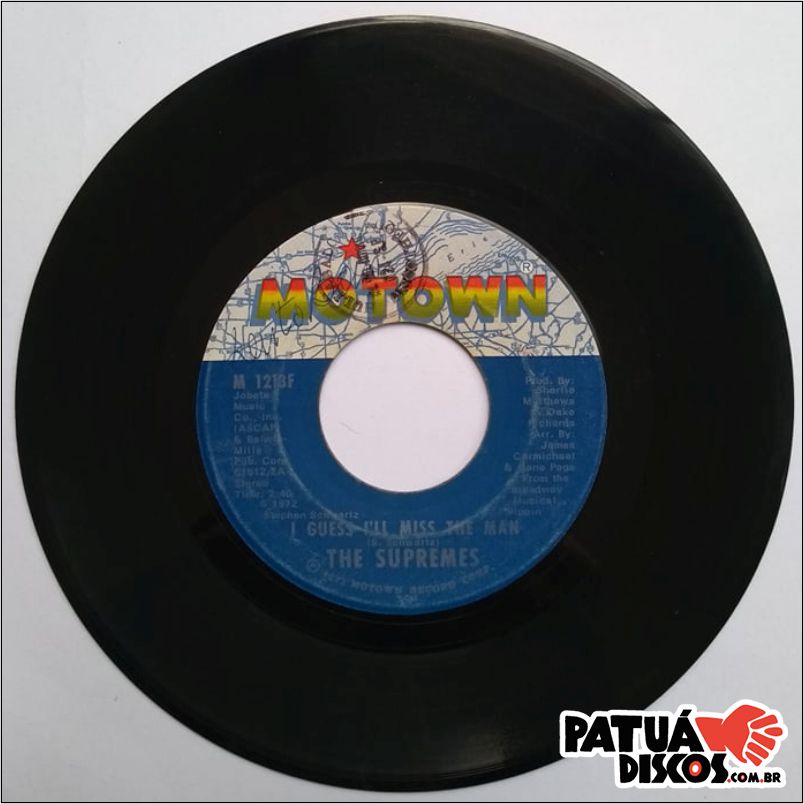 The Supremes - I Guess I'll Miss The Man - 7"
