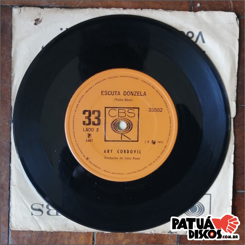 Ary Cordovil - A Laranjeira / Escuta Donzela - 7"