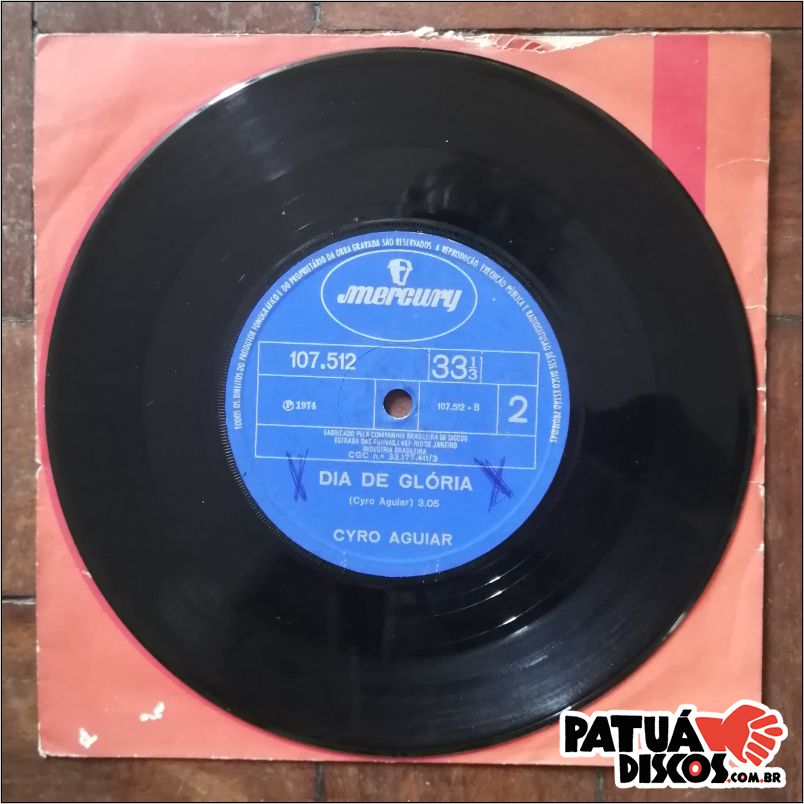 Cyro Aguiar - Luz Vermelha / Dia De Gloria - 7''