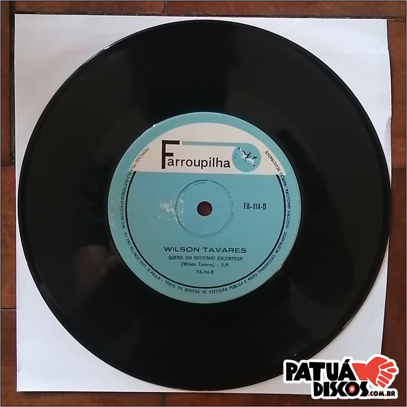Wilson Tavares - Fim De Sonho / Quero Um Brotinho Encontrar - 7"