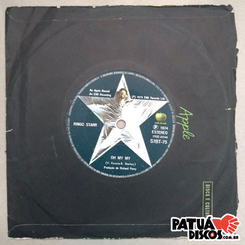 Ringo Starr - Oh My My/ Step Lightly - 7"