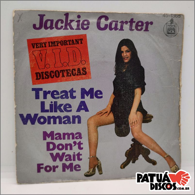 Jackie Carter - Treat Me Like A Woman - 7"