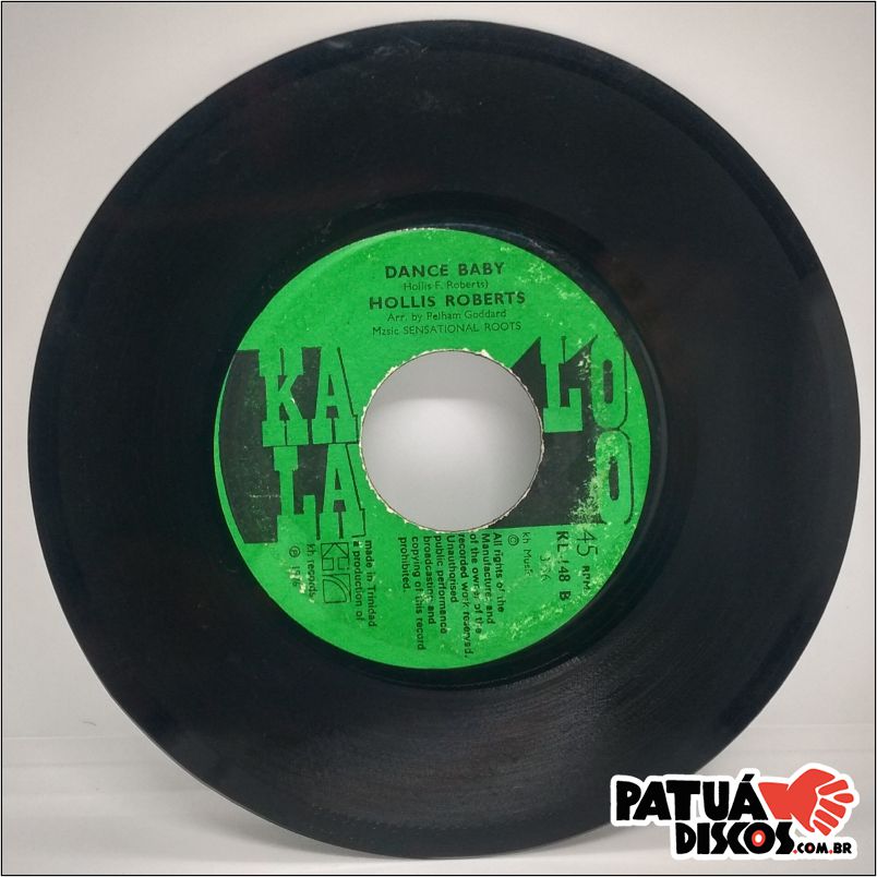 Hollis Roberts - Come Quick Cecila - 7"