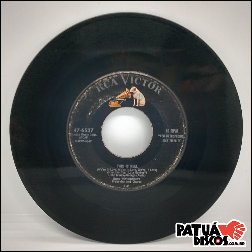 Hugo Winterhalter's Orchestra And Chorus - Canadian Sunset - 7"