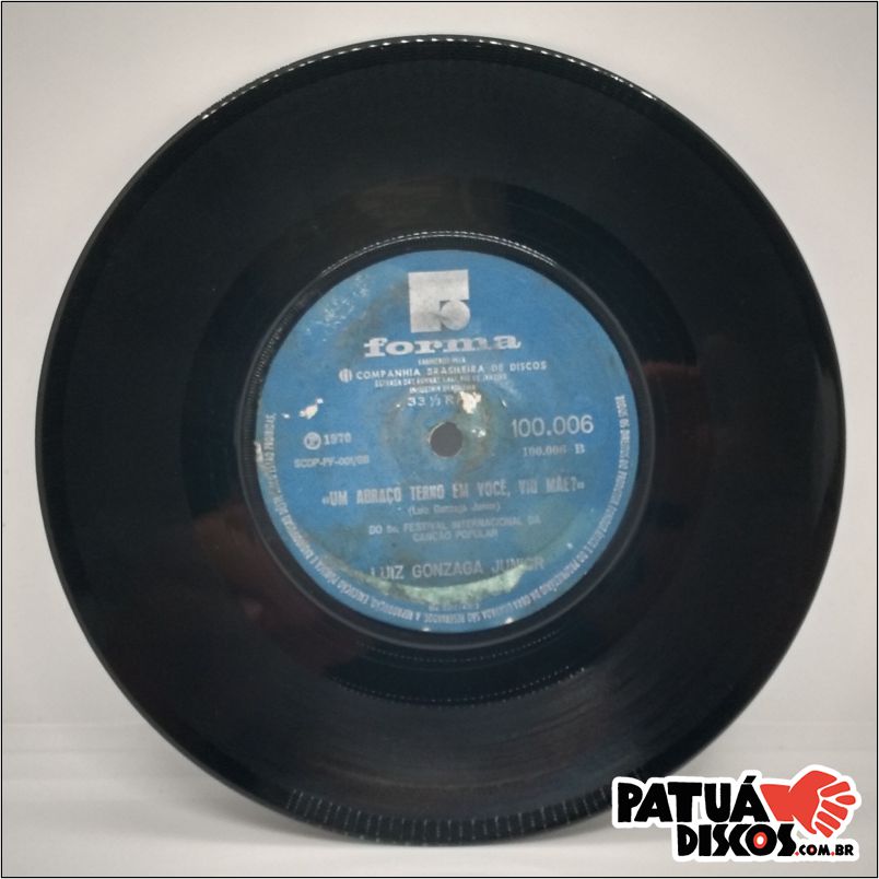 Ivan Lins / Luiz Gonzaga Júnior - O Amor É Meu País / Um Abraço Terno Em Você, Viu Mãe? - 7"