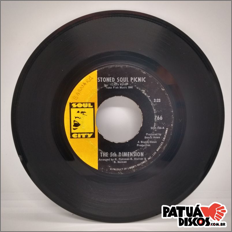 The 5th Dimension - Stoned Soul Picnic - 7"