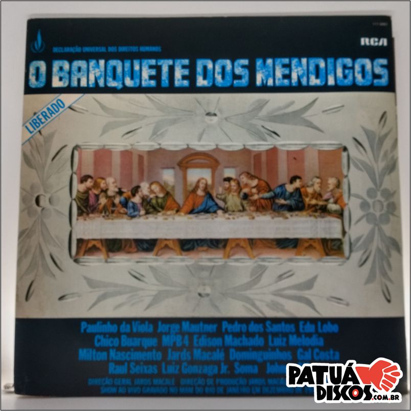 Vários Artistas - O Banquete Dos Mendigos - LP Duplo