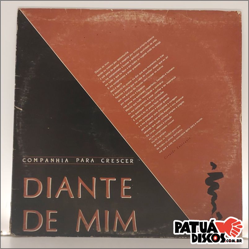 Geraldo Eustáquio de Souza - Companhia Para Crescer Diante De Mim - LP