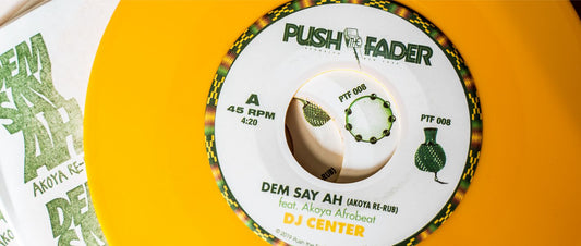 Lançamento do novo 7" do DJ Center featuring Akoya Afrobeat
