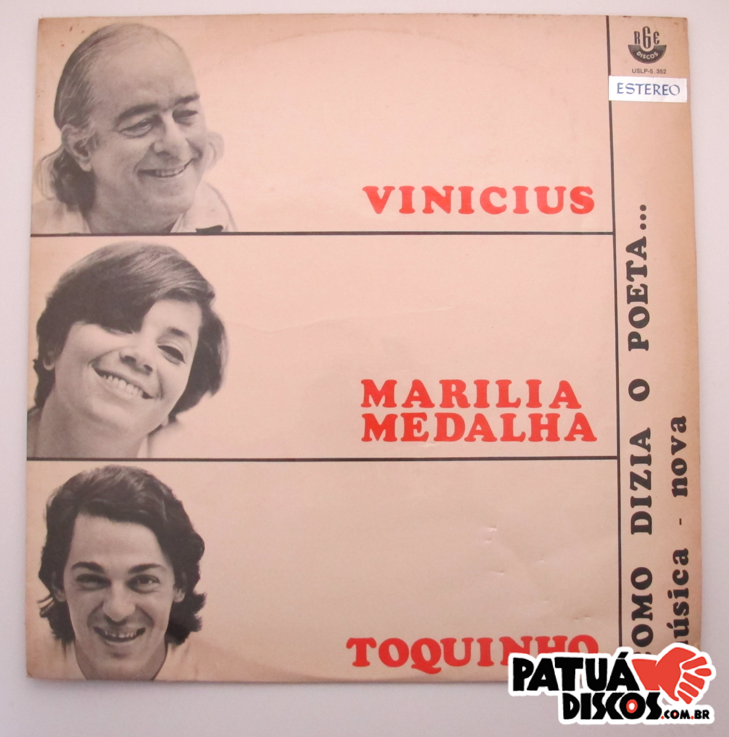 Vinicius, Marilia Medalha, Toquinho - Como Dizia O Poeta... - LP