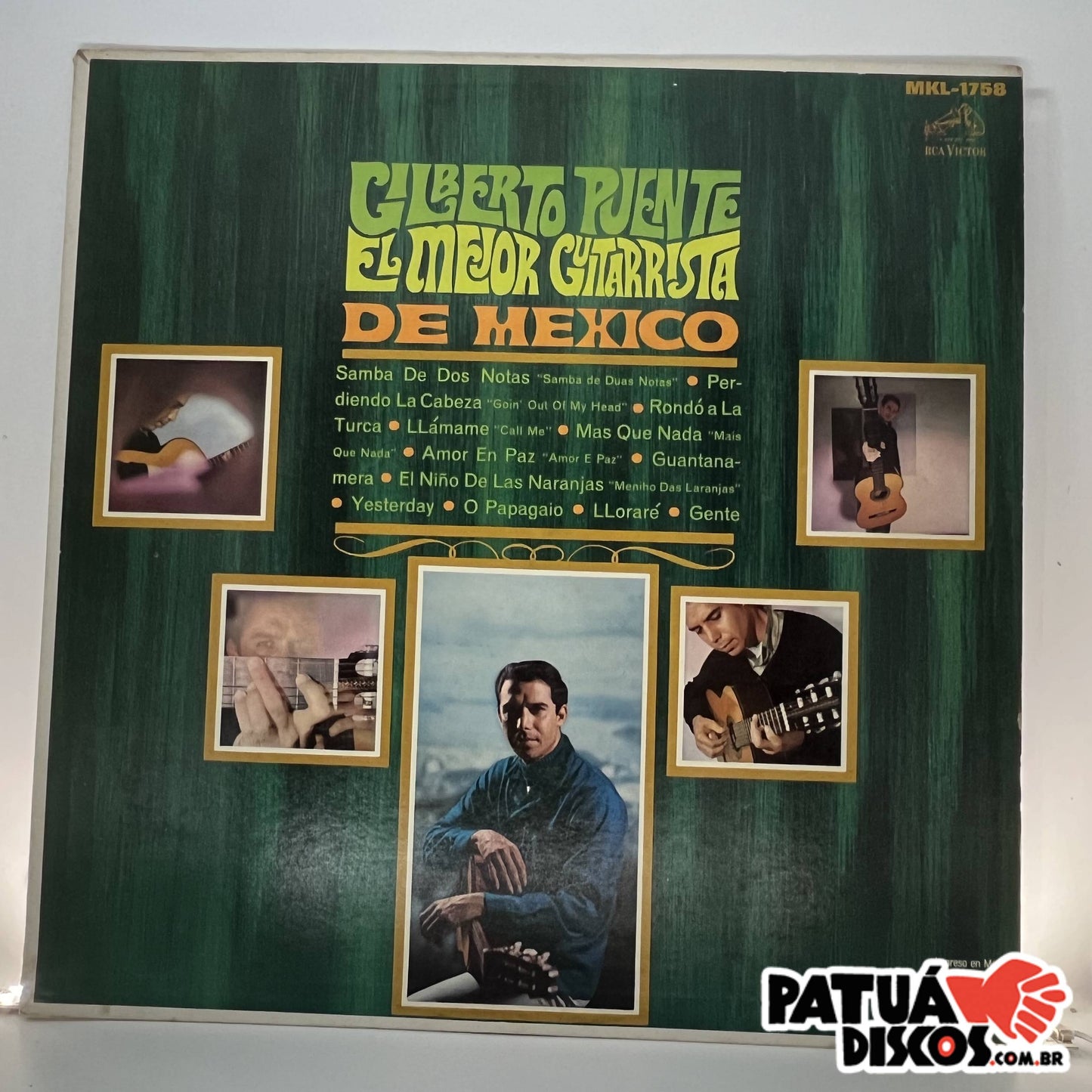 Gilberto Puente - El Mejor Guitarrista De Mexico - LP