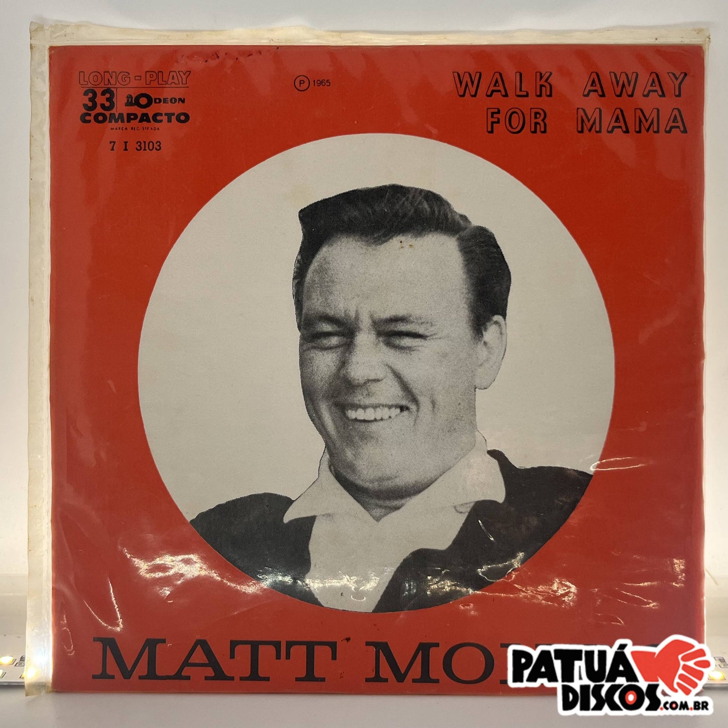 Matt Monro - Walk Away / Around The World - 7"