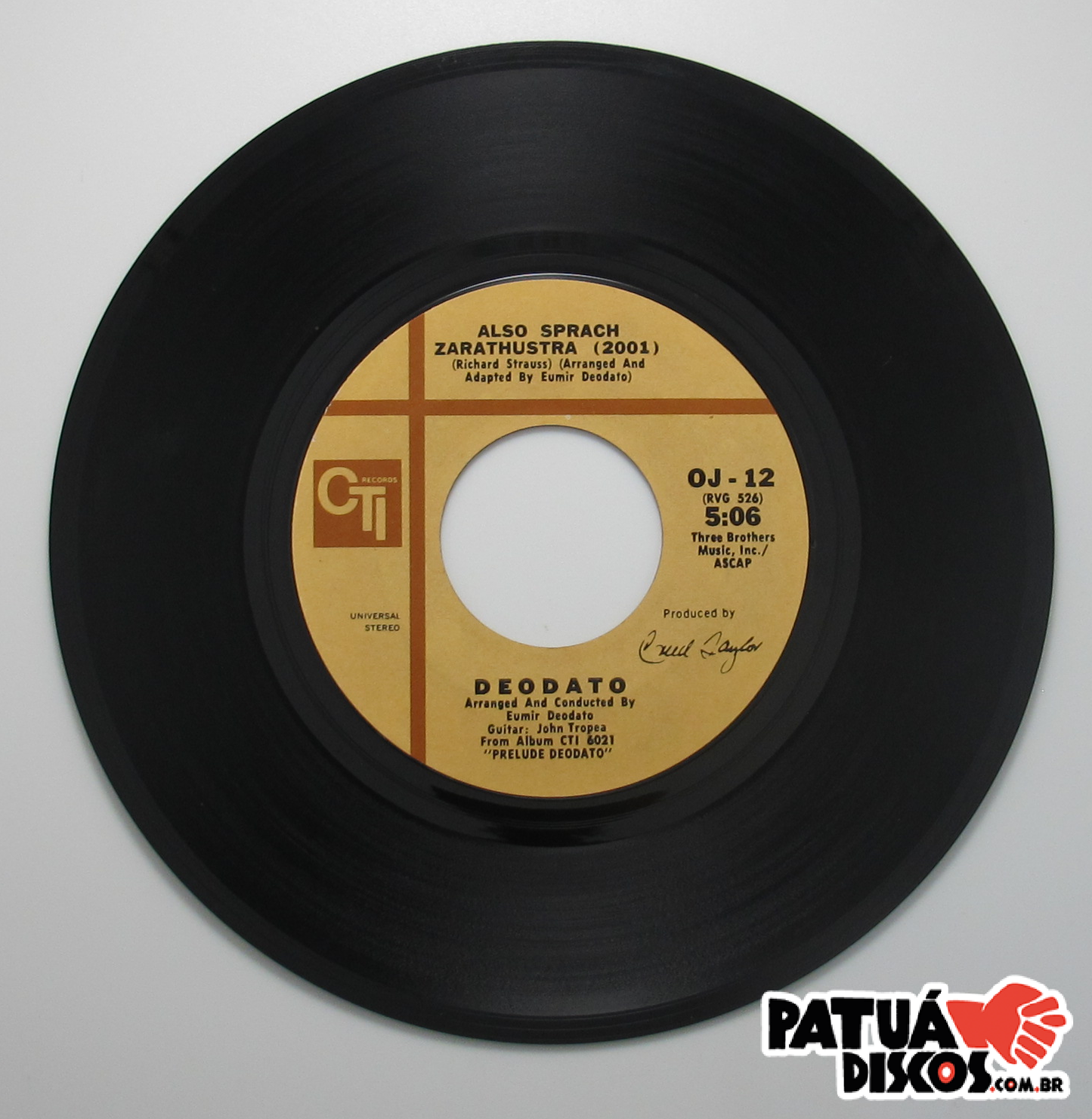 Deodato - Also Sprach Zarathustra (2001) / Spirit Of Summer - 7"