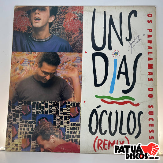 Os Paralamas Do Sucesso - Uns Dias / Óculos (Remix) - 12"