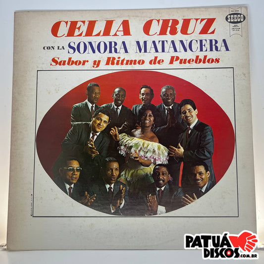 Celia Cruz Con La Sonora Matancera - Sabor Y Ritmo De Pueblos - LP