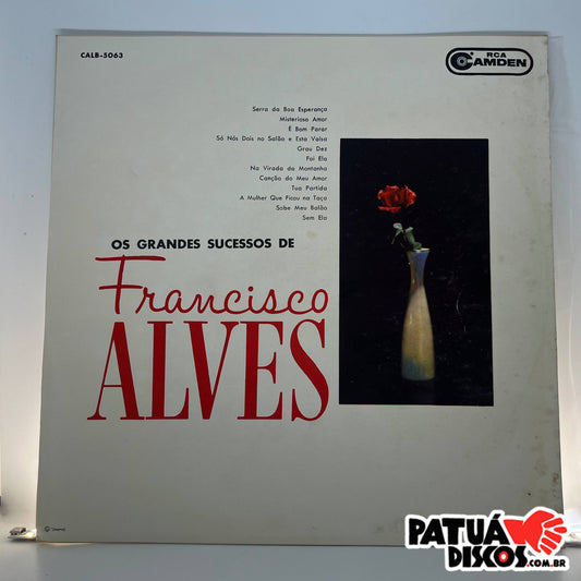 Francisco Alves - Os Grandes Sucessos De Francisco Alves - LP
