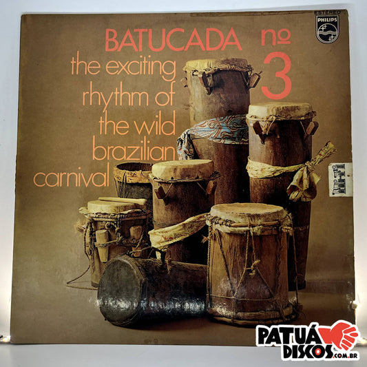 Escola De Samba Da Cidade - Batucada Nº 3 "The Exciting Rhythm Of The Wild Brazilian Carnival" - LP