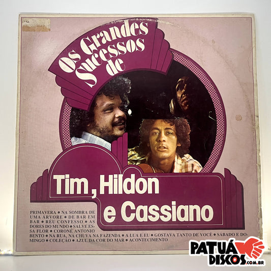 Tim Maia, Hyldon E Cassiano - Os Grandes Sucessos De Tim, Hildon E Cassiano - LP
