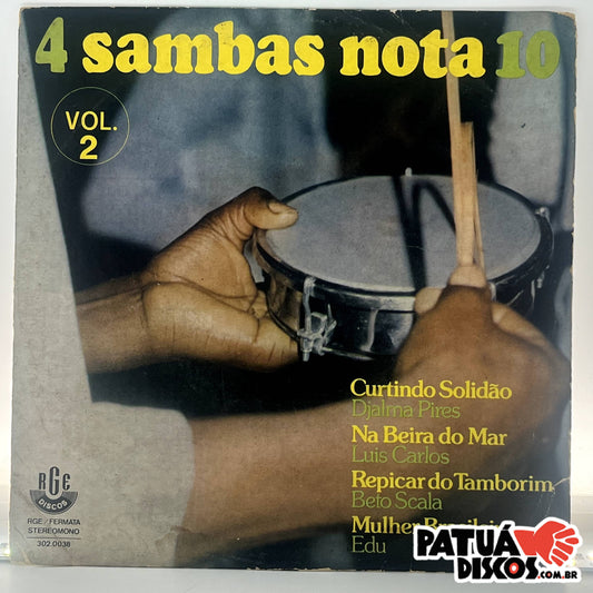 Vários Artistas - 4 Sambas Nota 10 Volume 2 - 7"