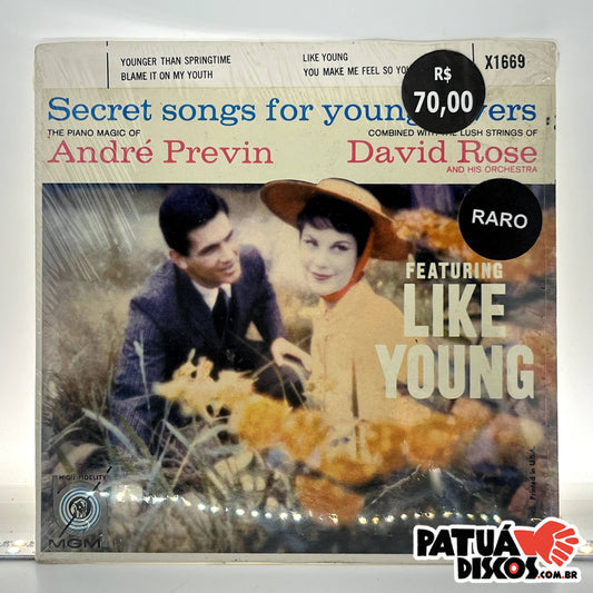 André Previn - David Rose - Secret Songs For Young Lovers - 7"