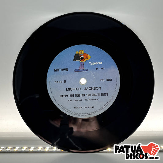 Michael Jackson - Music And Me / Happy (Love Theme From "Lady Sings The Blues") - 7"