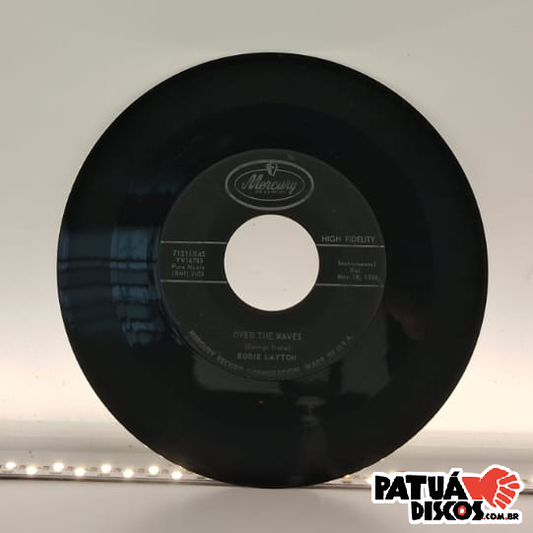 Eddie Layton - Over The Waves / Bright Lights Of Brussels- 7"