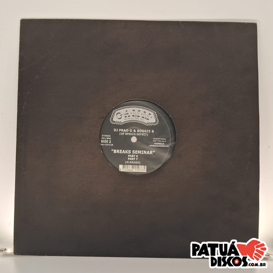 Prao-D & Boogie - Coolin' With The P / Breaks Seminar - 12"