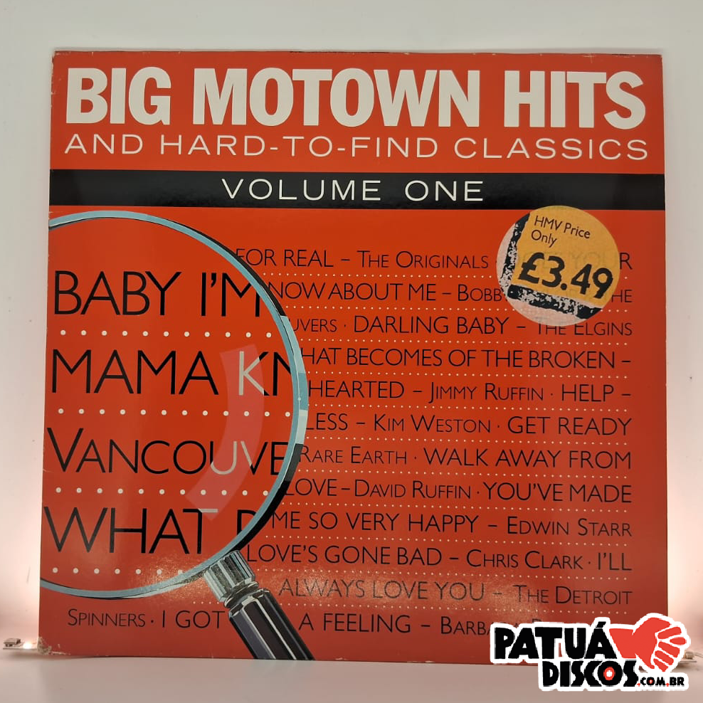 Vários Artistas - Big Motown Hits And Hard To Find Classics - Volume 1 - LP