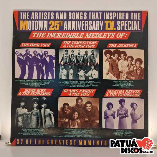 Vários Artistas - The Artists And Songs That Inspired The Motown 25th Anniversary T.V. Special — The Incredible Medleys - LP