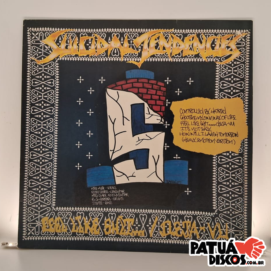 Suicidal Tendencies - Controlled By Hatred / Feel Like Shit... Deja-Vu - LP
