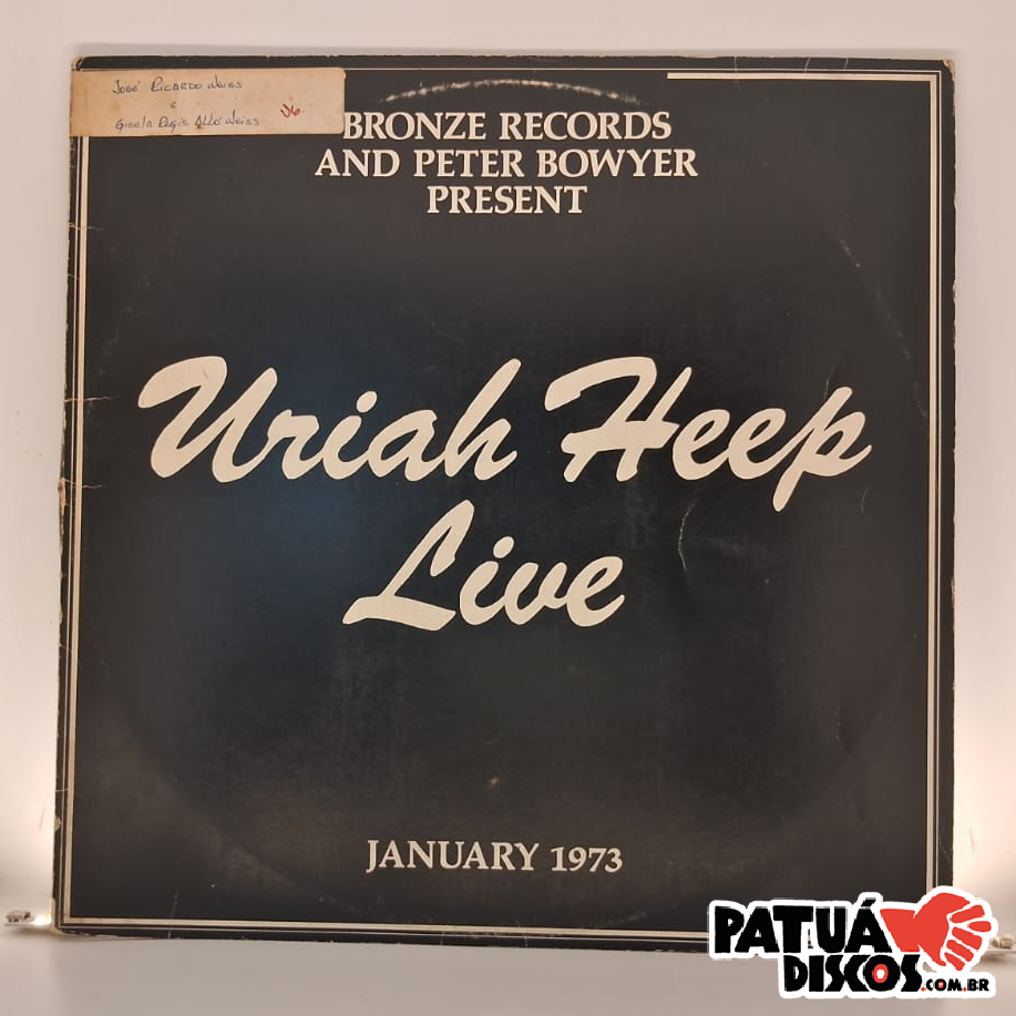 Uriah Heep - Uriah Heep Live - LP