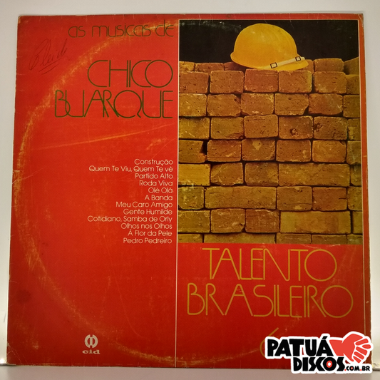 Talento Brasileiro - As Músicas De Chico Buarque - LP