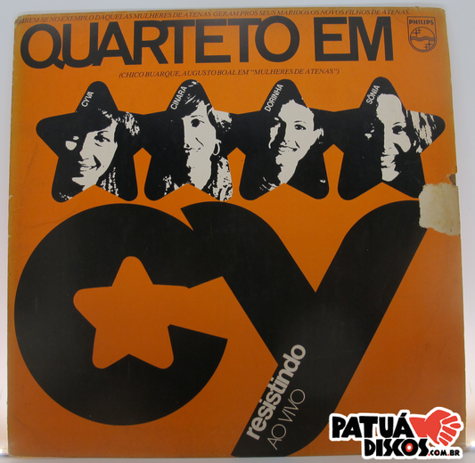 Quarteto Em Cy - Resistindo - Ao Vivo - LP