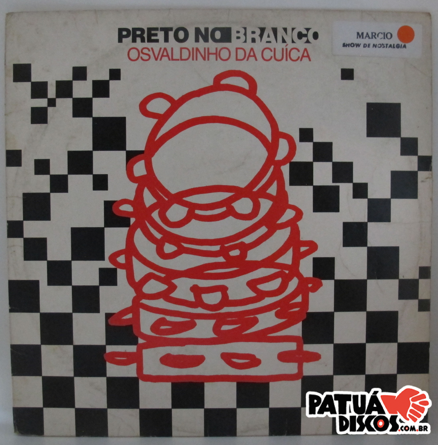 Osvaldinho Da Cuíca - Preto No Branco - LP