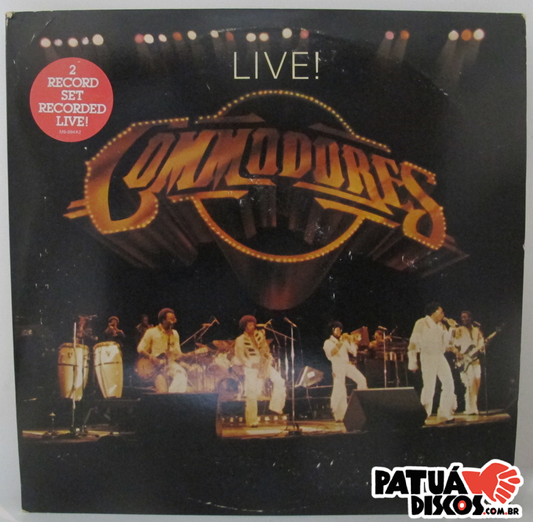 Commodores - Live! - LP Duplo