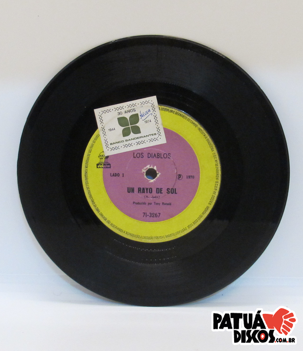 Los Diablos - Un Rayo De Sol - 7"