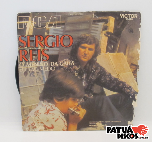 Sérgio Reis - O Menino Da Gaita - 7"