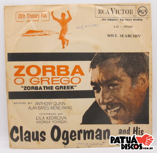 Claus Ogerman And His Orchestra - Zorba O Grego (Zorba The Greek) - 7"