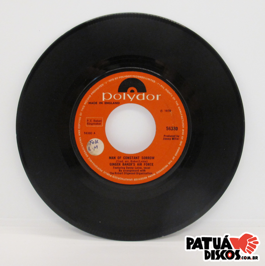 Ginger Baker's Air Force - Man Of Constant Sorrow - 7"
