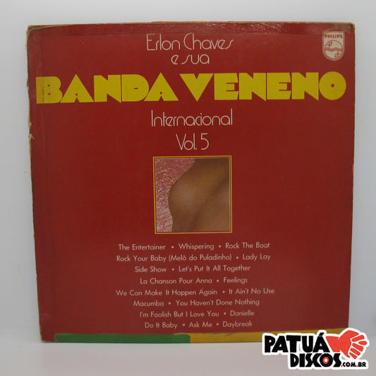 Erlon Chaves E Sua Banda Veneno - Banda Veneno Internacional Vol.5 - LP
