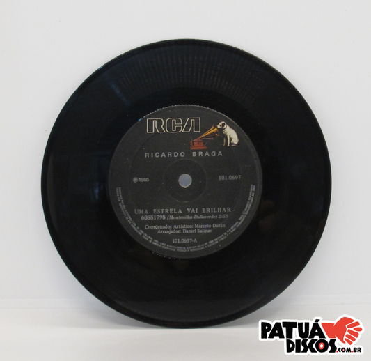 Ricardo Braga - Uma Estrela Vai Brilhar / Multidão - 7"