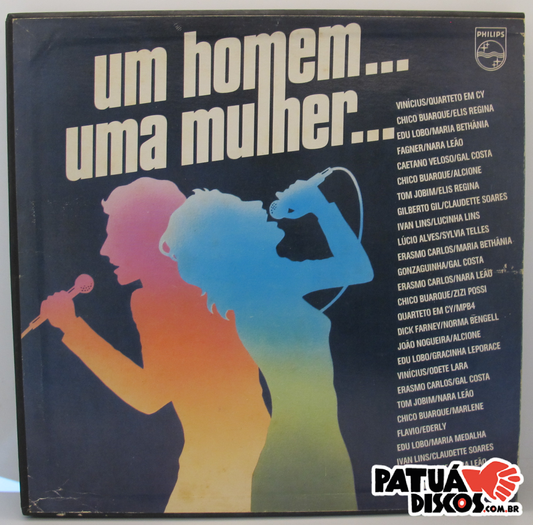 Vários Artistas - Um Homem... Uma Mulher... - 3XLP - BOX