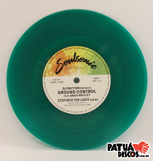 DJ Friction Presents Ground Control Feat. David Whitley - Step Into The Light - 7"