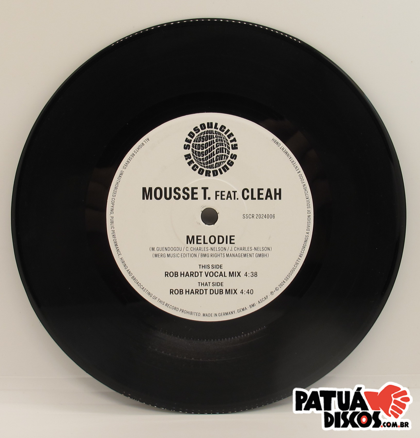 Mousse T. Feat. Cleah - Melodie - 7"