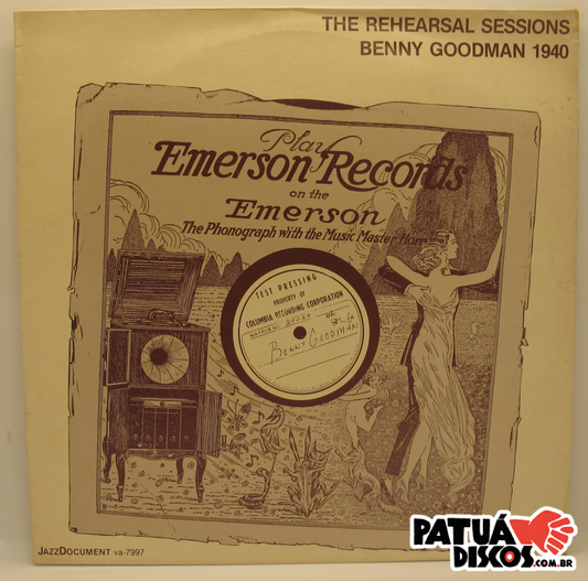Benny Goodman - The Rehearsal Sessions (Benny Goodman 1940) - LP
